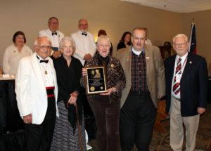 Lion Barbara Faber receives the VIP Ambassador award. Pictured (l to r) PID Lacy & Esther Presnell, Lion Barbara & =PDG Lion Wayne Faber