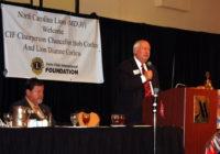 Past International President Chancellor Bob Corlew speaking