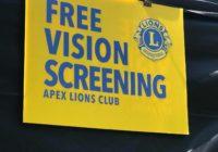 Free Vision Screening Sign