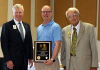 Lion John Lynde receives VIP Fishing Tournament award