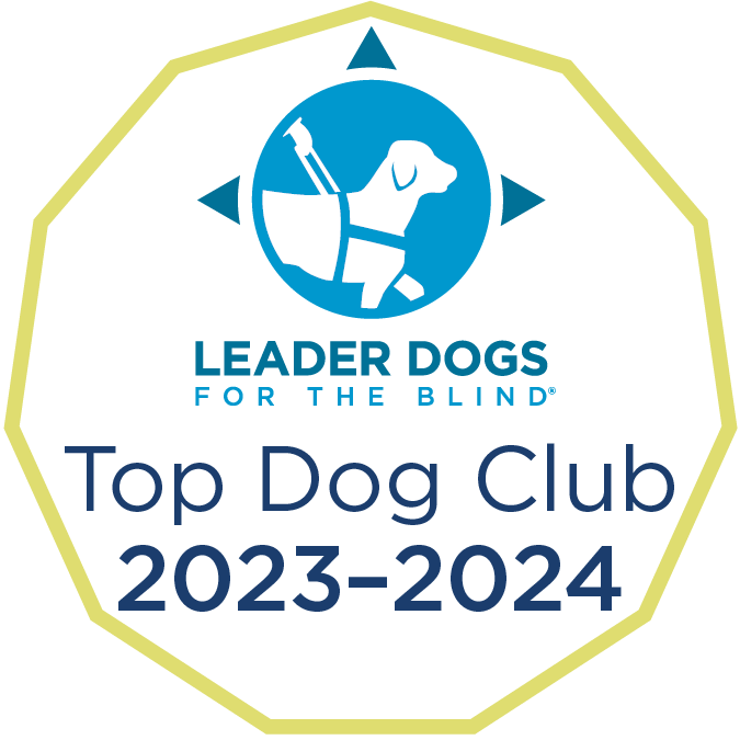 2023-2024 Leader Dogs Top Dog Badge