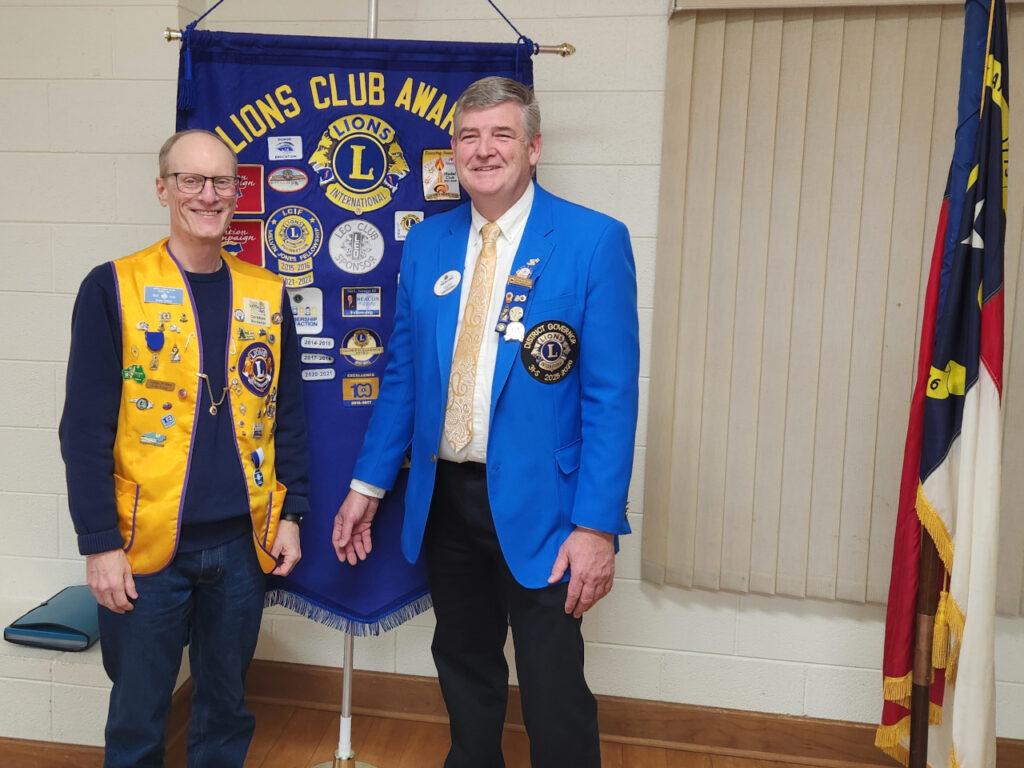 Lion John Lynde and DG Dwayne Turner